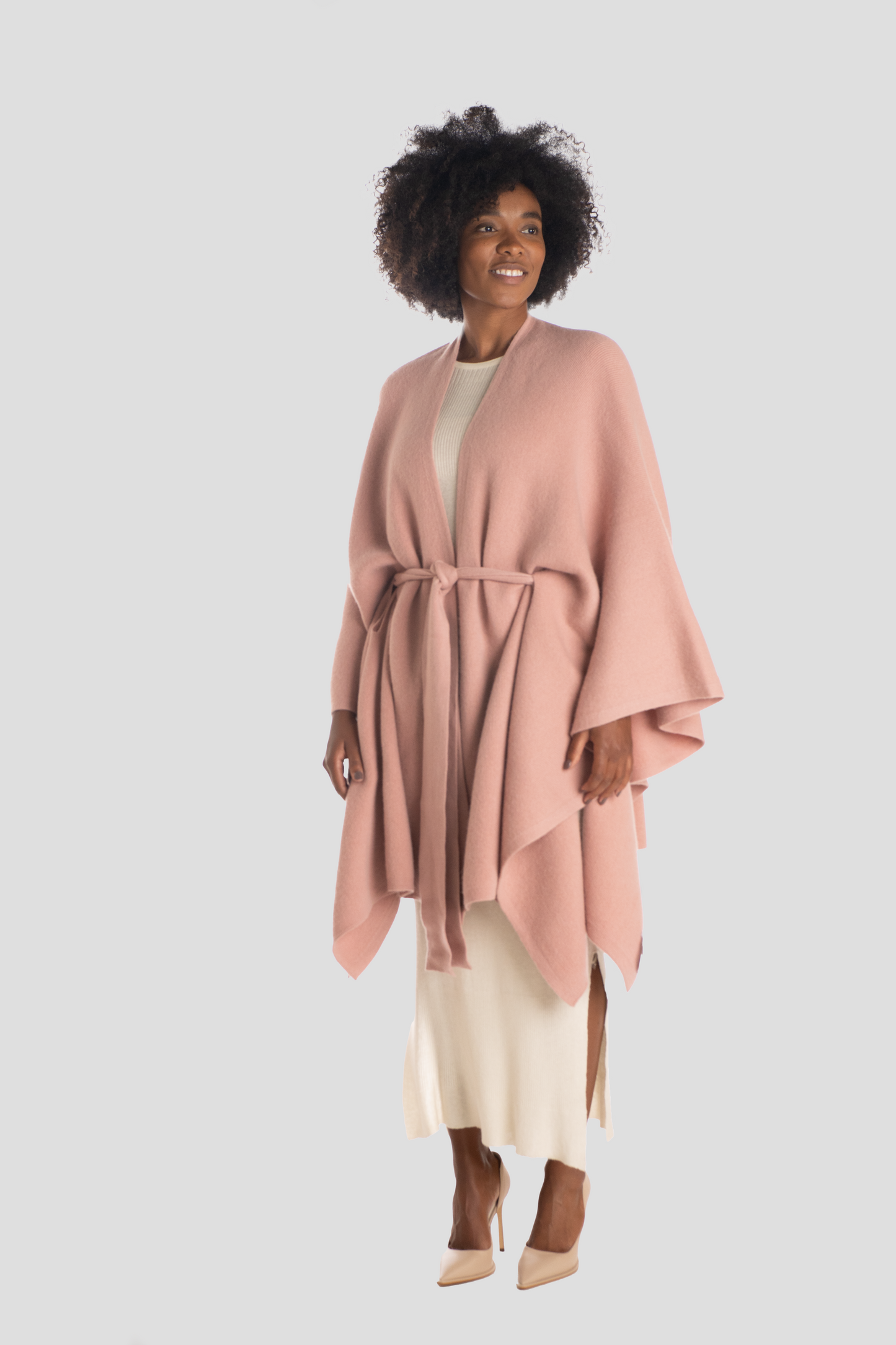 Cashmere Coat Poncho