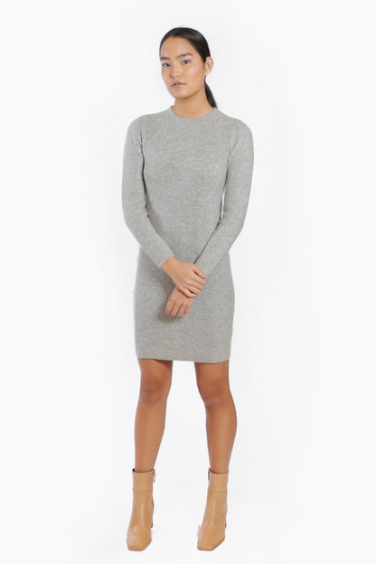 Cashmere Crewneck Sweater Dress