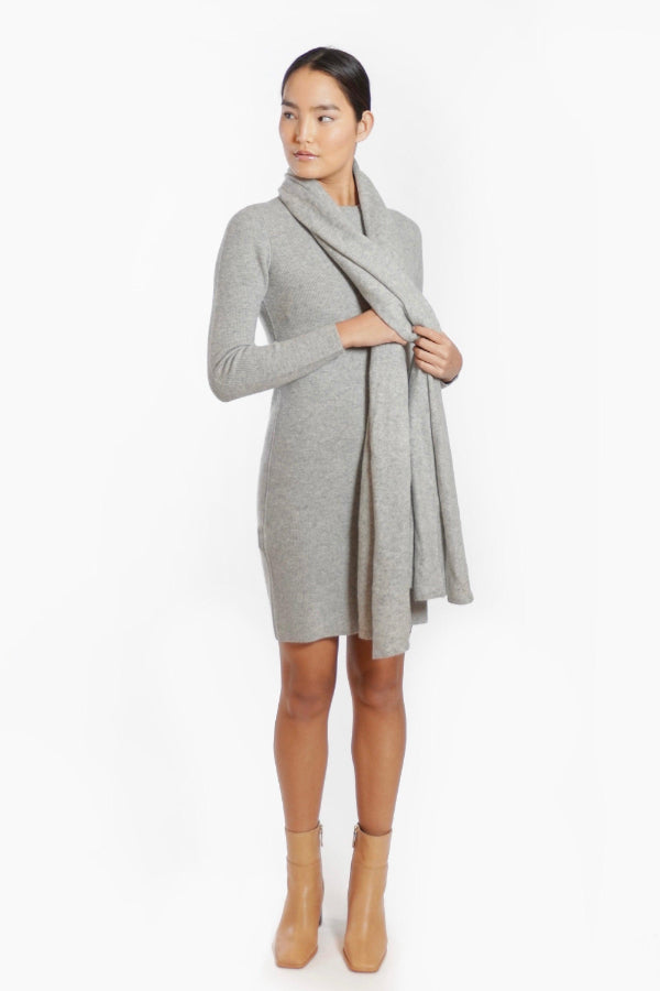 Cashmere Crewneck Sweater Dress