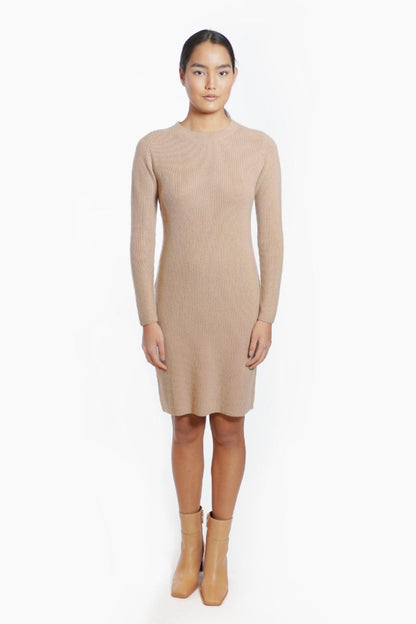 Cashmere Crewneck Sweater Dress