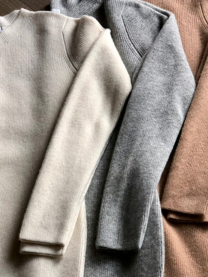 Cashmere Crewneck Sweater Dress