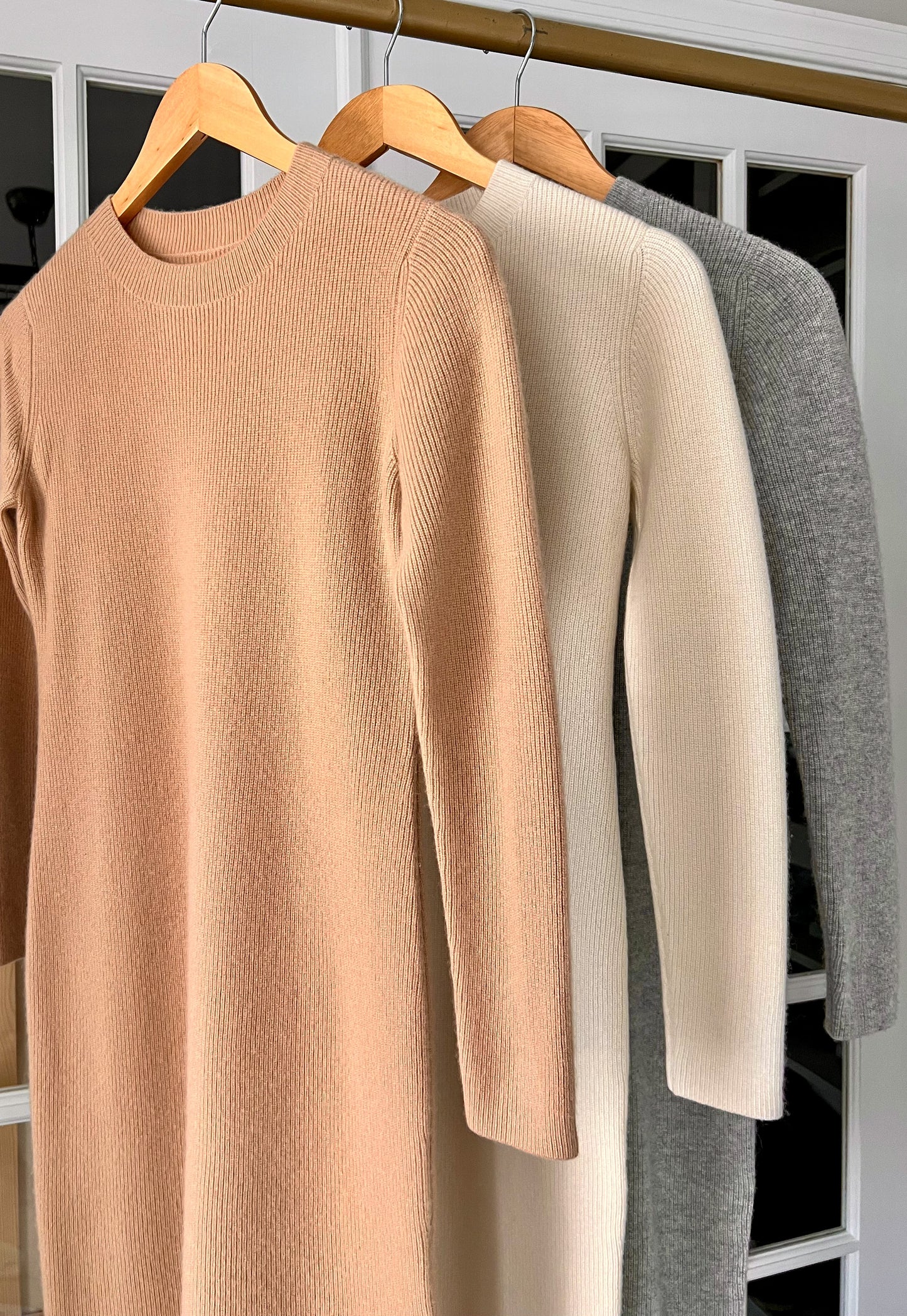 Cashmere Crewneck Sweater Dress