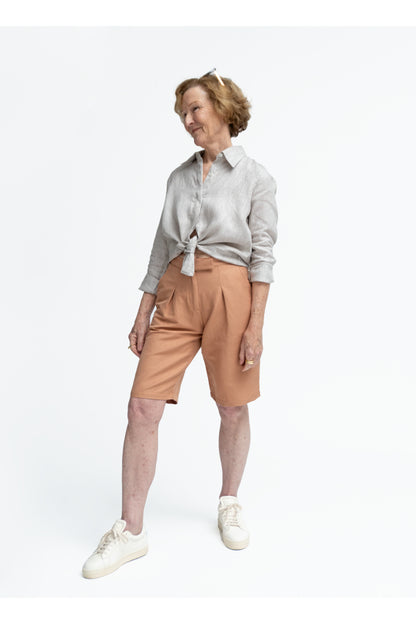 the Cotton & Linen JENNIFER Shorts