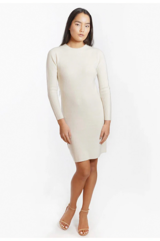 Cashmere Crewneck Sweater Dress