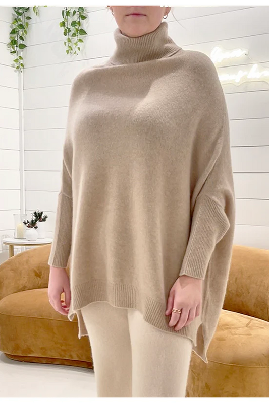 Cashmere & Silk Maxi Jumper