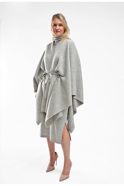 Cashmere Coat Poncho