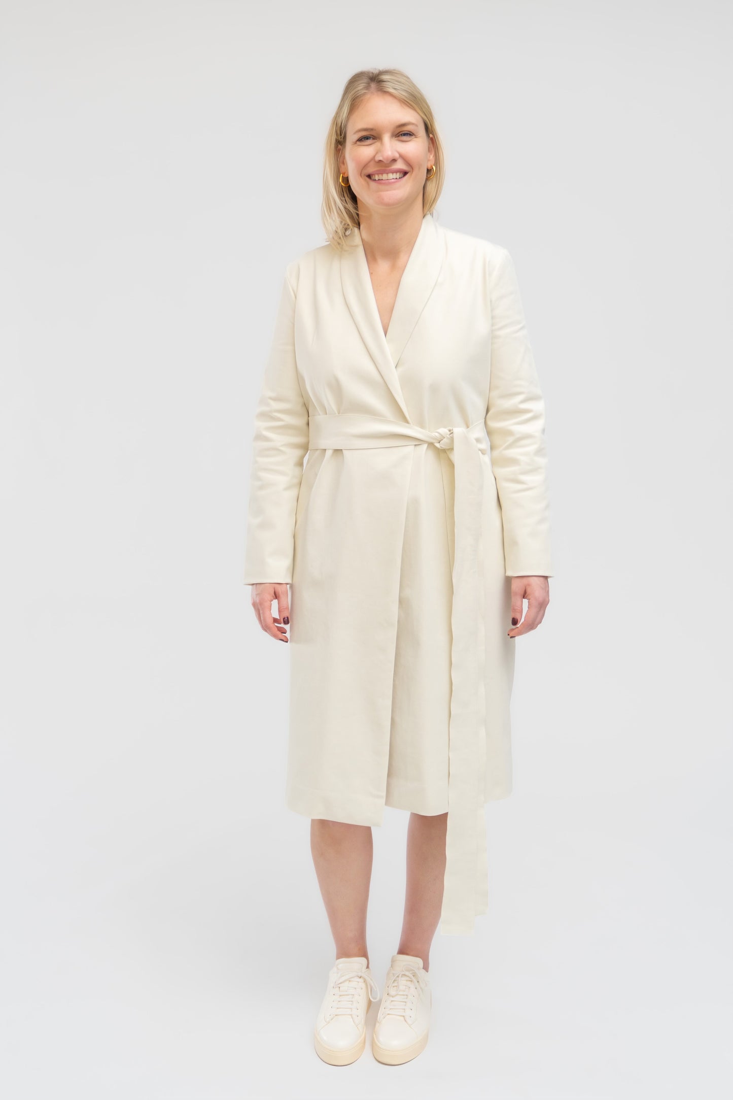 the Cotton Wrap Coat