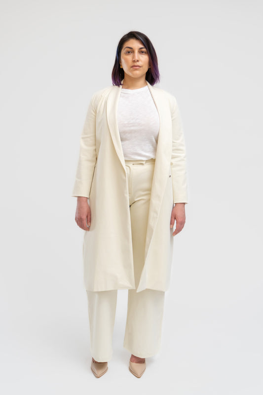 the Cotton Wrap Coat