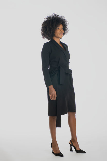 the Cotton Wrap Coat