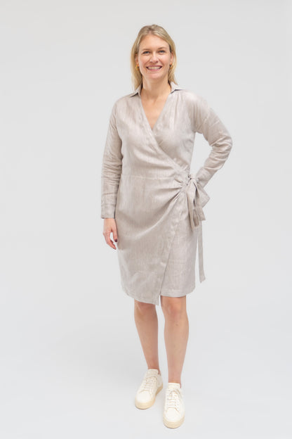 the Hemp Wrap Dress