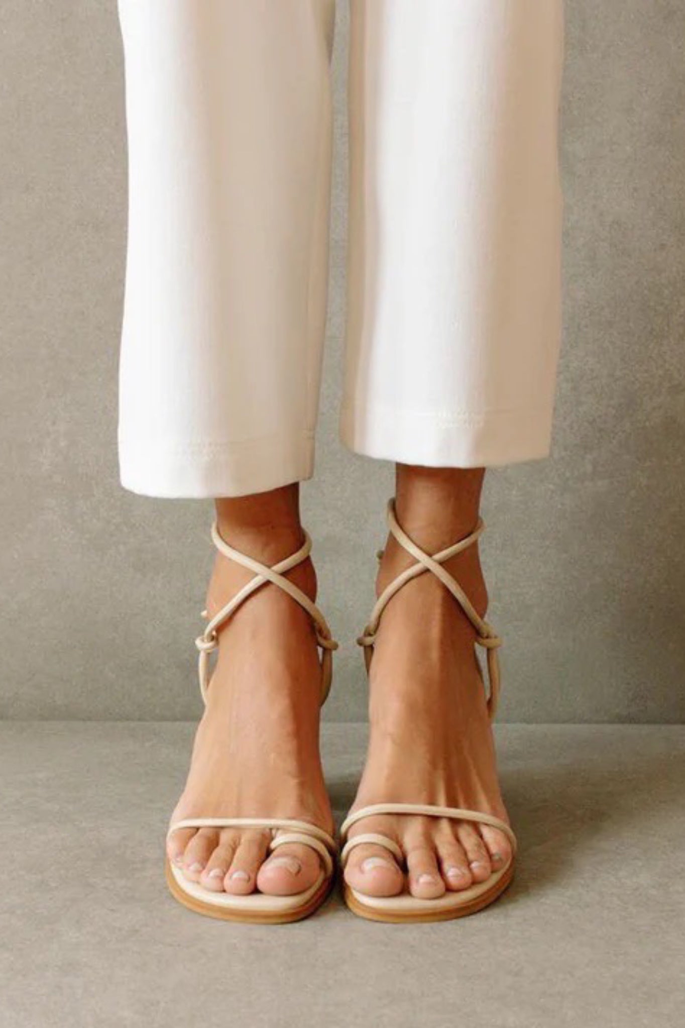 Ivory Corn Vegan Sandal